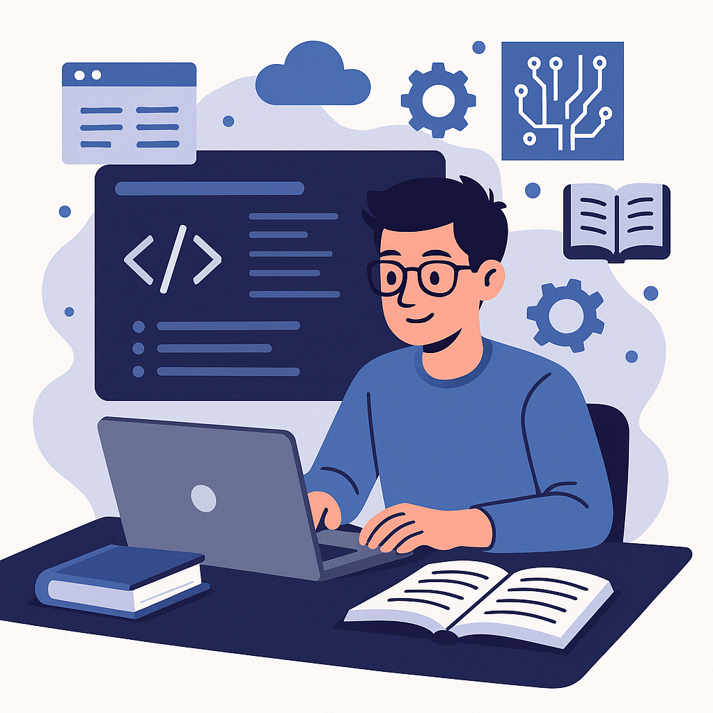 Imagem ilustrativa sobre aprendizado em TI